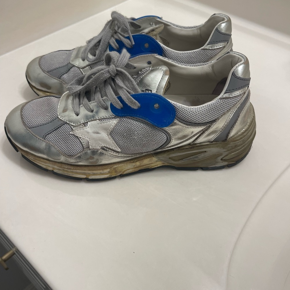 Golden Goose Dad Star in Silver